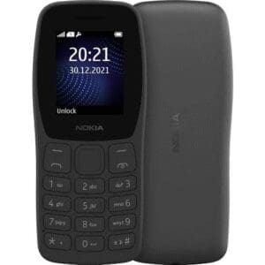 Nokia 105 African Edition,1.77",4MB/4MB,800MAh, Dual Sim- Charcoal