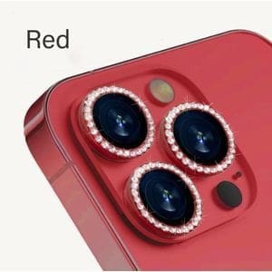 diamond Camera Lens Protector RED For IPhone 14pro
