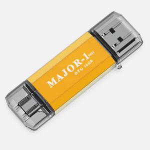 Major  Flash Drive Type C, 16GB OTG 2 in 1 for USB-C Device Smartphones, Computer