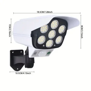 LED Camera Solar Light Motion Sensor Wall Lamp IP65